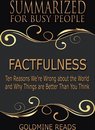 Omslag Summary: Factfulness - Summarized for Busy People