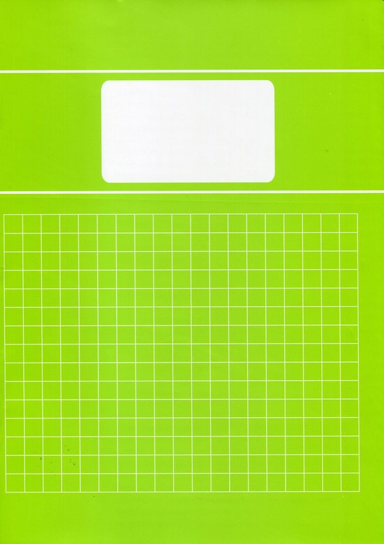 Benza - Cahiers de Basic carrée de 10 mm - A4 - Trendy Assorti - 5 pièces