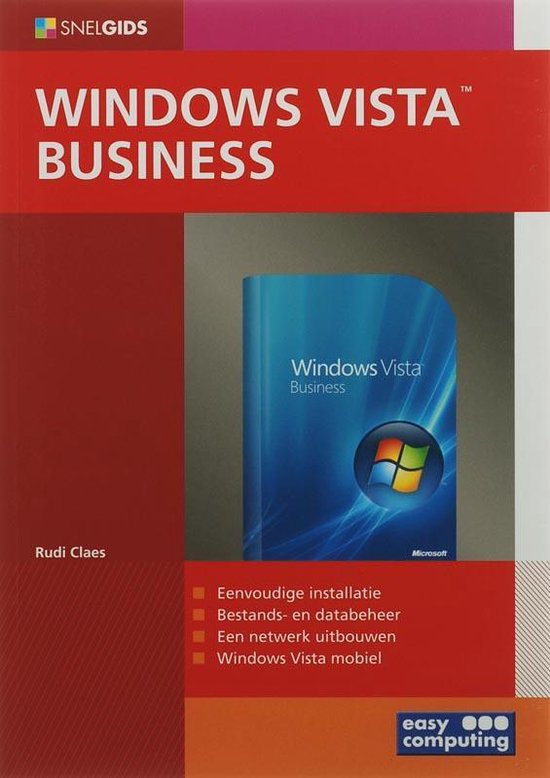 Cover van het boek 'Snelgids Windows Vista Business' van Rudi Claes