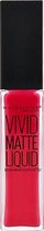Maybelline Color Sensational Vivid Matte Liquid 35 Rebel Red lippenstift Rood Mat