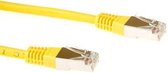 ACT CAT5E F/UTP netwerkkabel  10 meter - Geel