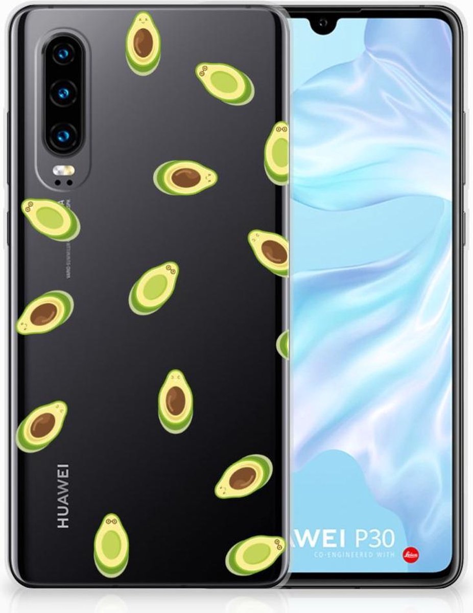 Huawei P30 Siliconen Case Avocado