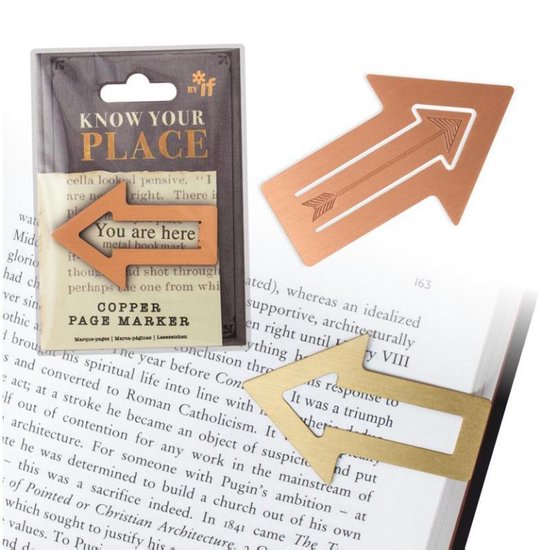 Bol Com Know Your Place Page Marker Brass Boeken
