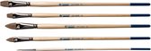 8x Talens Art Creation penselenset runderorenhaar geassorteerd, set met 5 penselen