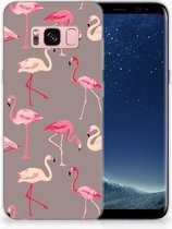 Samsung Galaxy S8 TPU-siliconen Hoesje Flamingo's
