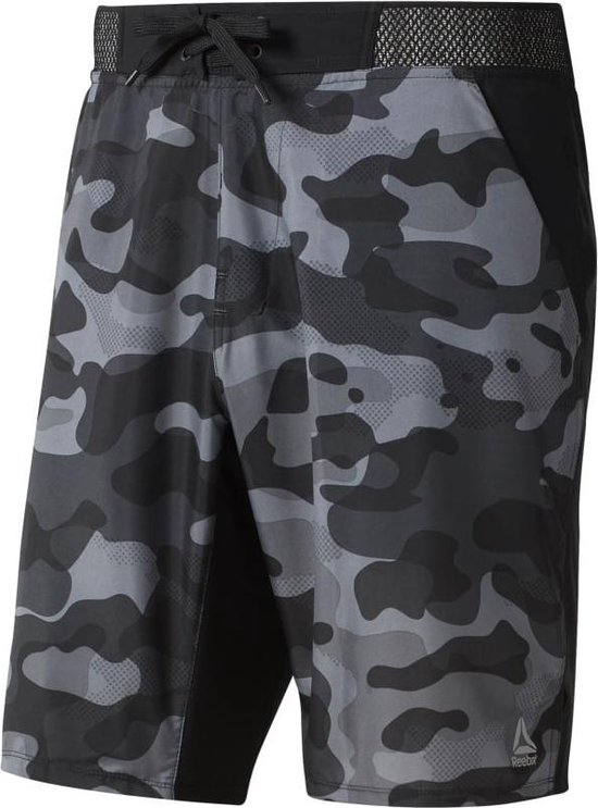 Reebok Ost Epic Ltwt Short - Aop Heren Sportbroek - Cold Grey 5 - Maat M |  bol.com