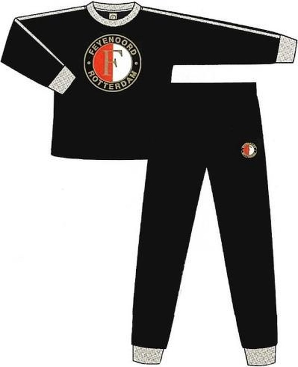 Feyenoord Pyjama zwart maat 104 | bol.com