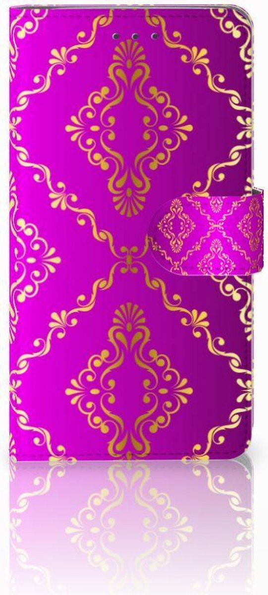Wallet Case Samsung Galaxy J7 2016 Barok Roze