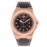 Automatic Model A Rose Gold 45mm Black Leather