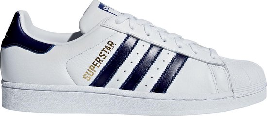 adidas Superstar Sneakers Sneakers - Maat 44 2/3 - Unisex - wit/blauw |  bol.com