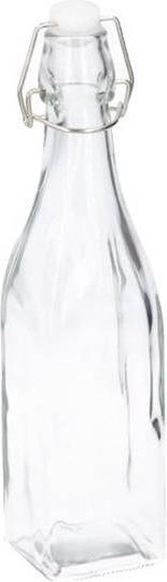 Glazen fles met beugelsluiting - 500ml | bol.com