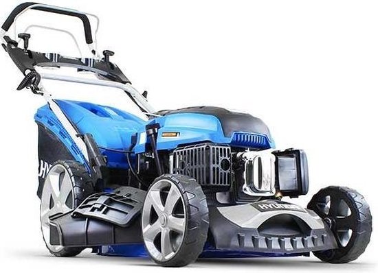 Inspecteur Voorwaarde Voorkeur Hyundai zelfrijdende grasmaaier 173cc - benzine motor - elektrische start /  motor maaier | bol.com