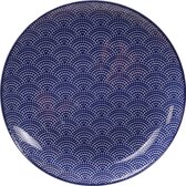 Tokyo Design Studio - Assiette plate Nippon Blue - Dots - 25,7x3cm