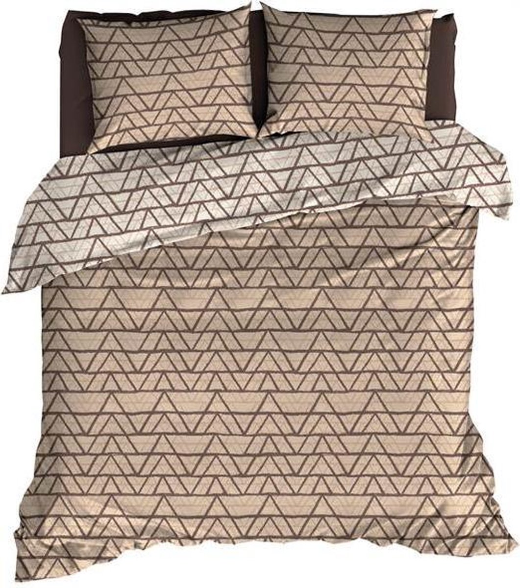 Satin D Or Satin d'Or Cervo - Dekbedovertrek - Tweepersoons - 200x200/220 cm + 2 kussenslopen 60x70 cm - Sand