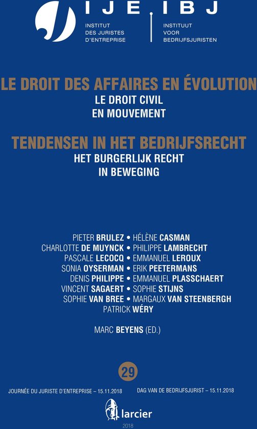 Het burgerlijk recht in beweging / Le droit civil en mouvement