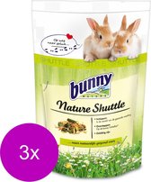 Bunny Nature Konijnendroom Nature Shuttle - Konijnenvoer - 3 x 600 g