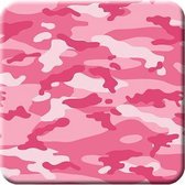 Cadeaupapier Camouflage Roze - Rol 30cm - 200m - 80gr | Winkelrol / Apparaatrol / Toonbankrol / Geschenkpapier / Kadopapier / Inpakpapier