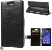 Celtex Wallet Hoesjes Sony Xperia Z2 zwart