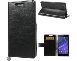 Celtex Wallet Hoesjes Geschikt voor: Sony Xperia Z2 zwart