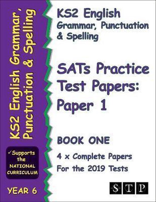 KS2 English Grammar, Punctuation and Spelling SATs Practice  ... - cover