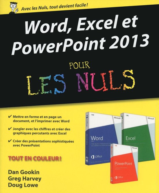 Informatique pour les nuls - Word, Excel et Powerpoint 2013  ... - cover