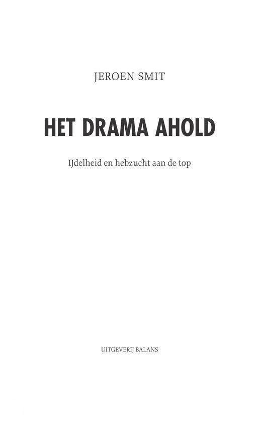 Het drama Ahold
