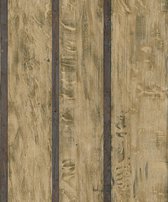 Dutch Wallcoverings vliesbehang planken - bruin