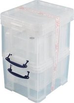 Boîte très pratique Boîte transparente de 35 litres, paquet de 3 boîtes