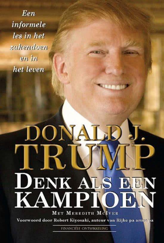 Cover van het boek 'Denk als een kampioen' van Donald J. Trump