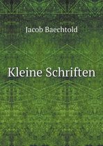 Kleine Schriften