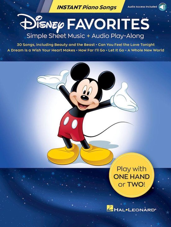 Bol Com Disney Favorites Instant Piano Songs Ebook Hal Leonard Corp Boeken