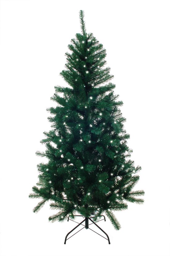 zoals dat werkwoord ticket Kunstkerstboom smal met verlichting 300 LED en 210 cm hoog + GRATIS TAS |  bol.com