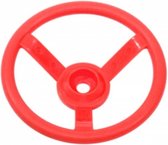 KBT Speelgoed Stuurwiel in Rood van kunststof - Accessoire voor Speelhuis of Speeltoestel