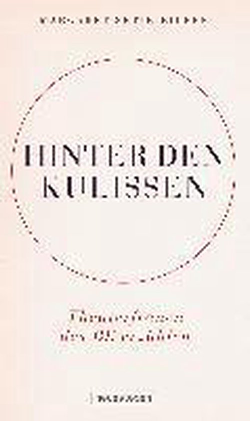 Hinter den Kulissen - cover