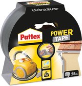 5x Pattex plakband Power Tape lengte: 25 m, grijs