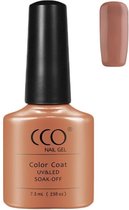 CCO Shellac - Satin Pajamas 90486 -Donkere Nude-Gel Nagellak