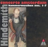 Hindemith: Kammermusiken nos 1-7 / Concerto Amsterdam