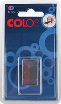 9x Colop stempelkussen tweekleurig (blauw/rood), voor stempel S160L, blister a 2 stuks