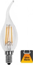 Lampe Bougie Filament E14 4W - Flamme 2200K - Dimmable