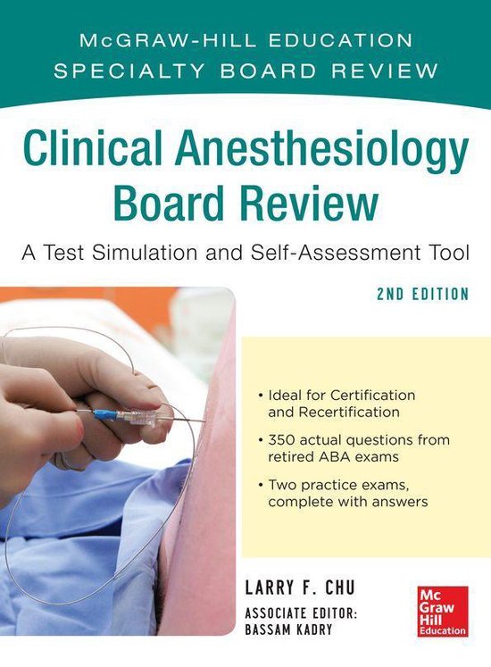 Mcgraw-Hill Specialty Board Review Clinical Anesthesiology,  ... - cover