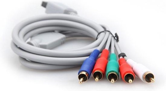 Seminarie blaas gat Aanbeveling Kabel Adapter Converter Van Nintendo Wii & Wii U Naar Component AV - 1,8  Meter | bol.com