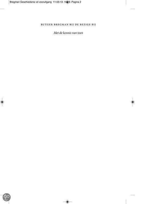 De geschiedenis van de vooruitgang