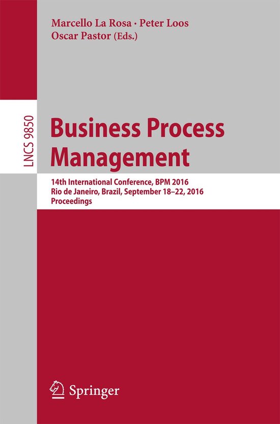Springer Nature Proceedings Computer Science - Business Proc ... - cover