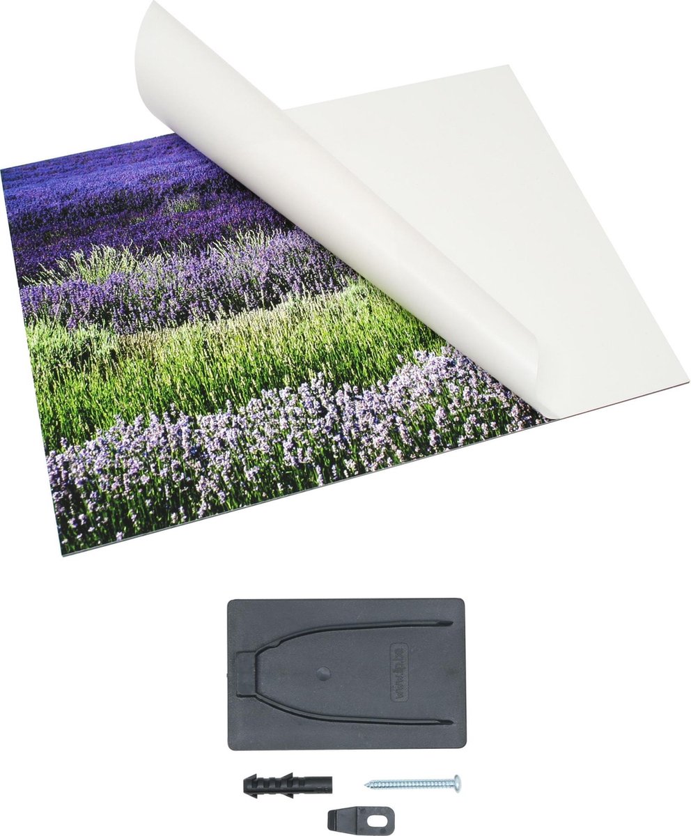 Deknudt Frames 4xDKbond 3mm + ophangsyst. fotomaat 60x90 cm wit