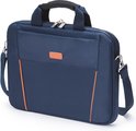 Dicota Slim Case BASE 14 tot 15.6 inch - Laptoptas / Blauw en Oranje