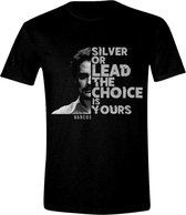 Narcos - Silver or Lead Mannen T-Shirt - Zwart - XXL