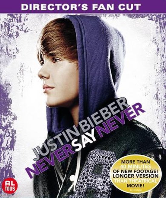 Cover van de film 'Justin Bieber - Never Say Never'