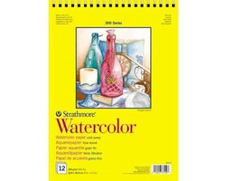 foto van Strathmore 300 series aquarel papier - wit