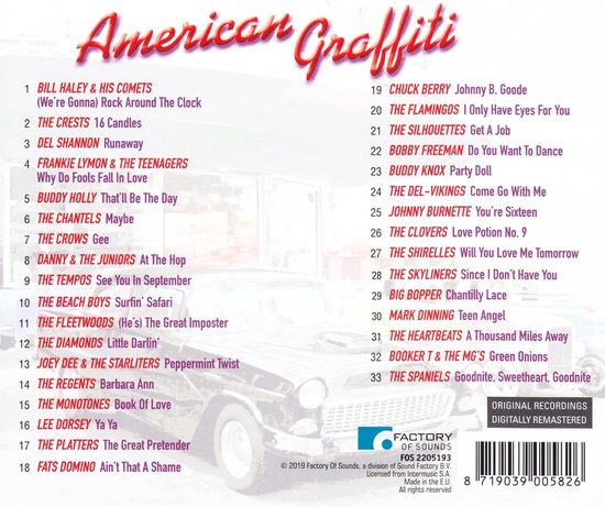 American Graffiti-Good Ol' Rock 'N Roll