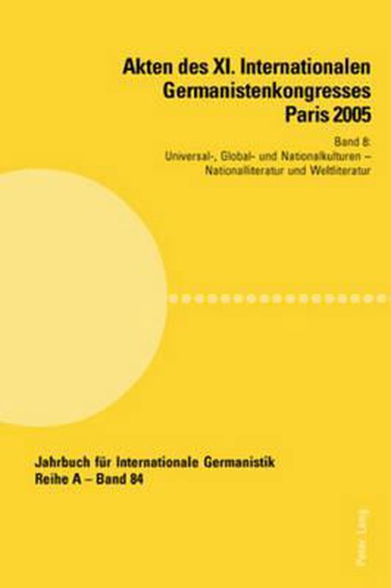 Akten des XI. Internationalen Germanistenkongresses Paris 20 ... - cover
